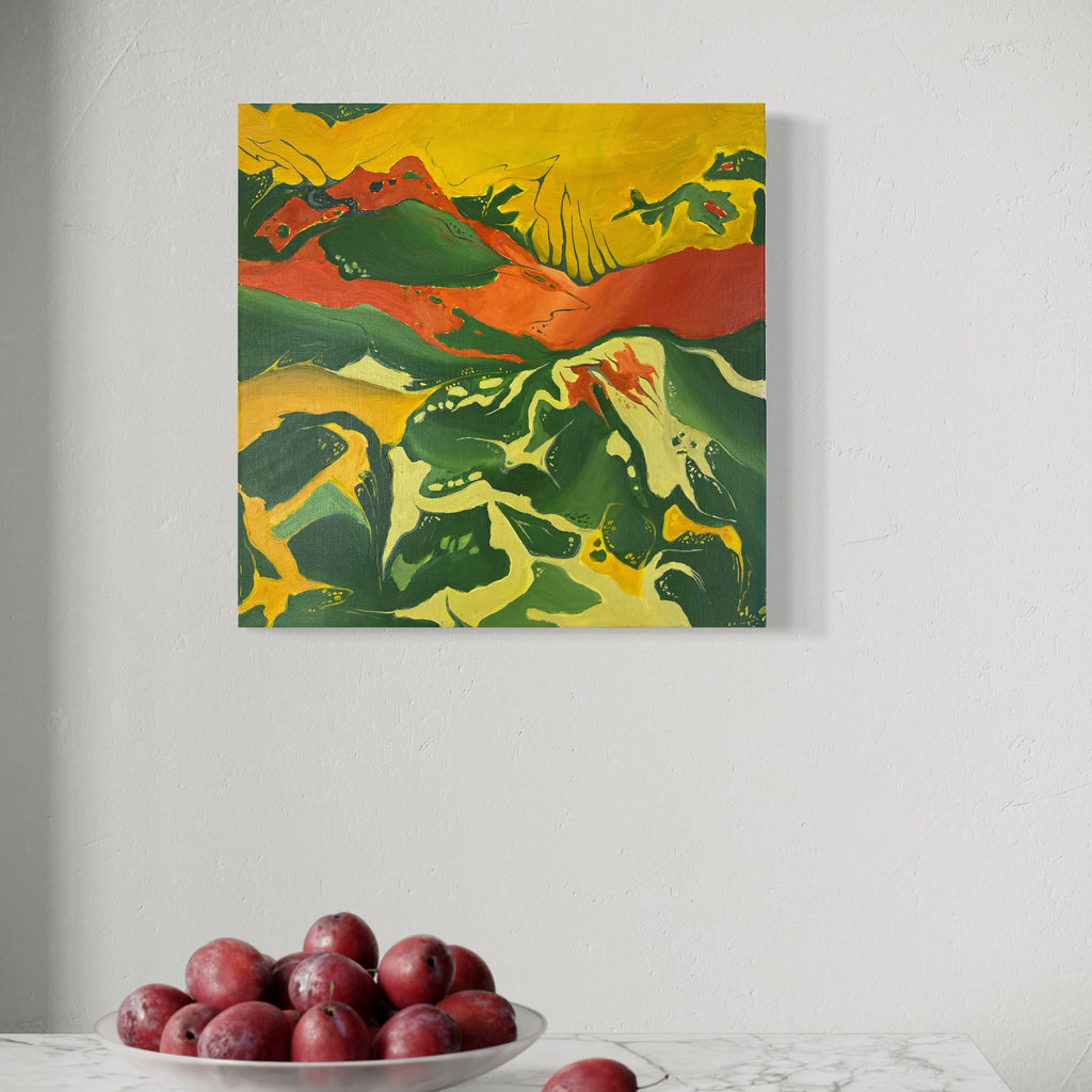 OBRA DE ARTE ORIGINAL DE 14 X 14" N.° 01