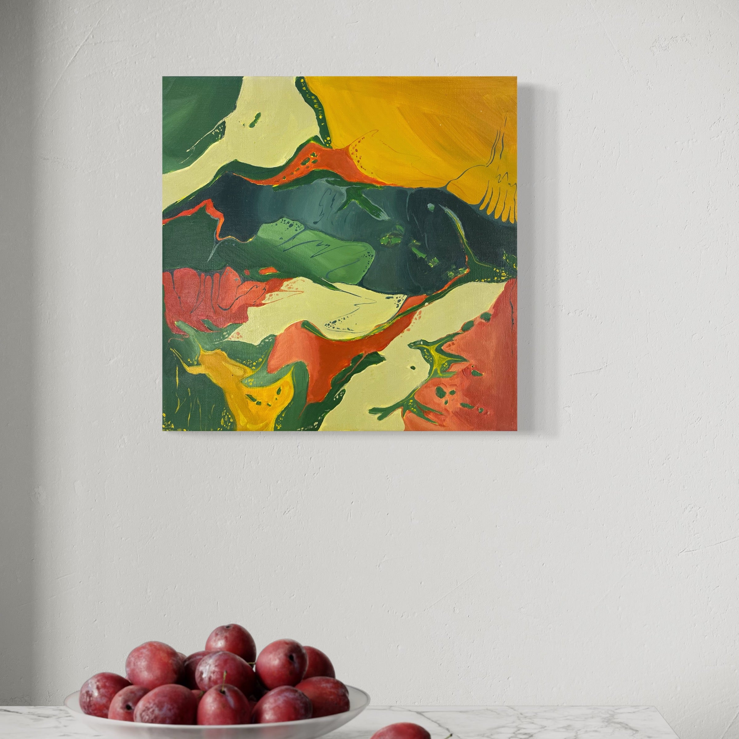 OBRA DE ARTE ORIGINAL DE 14 X 14" N.° 02