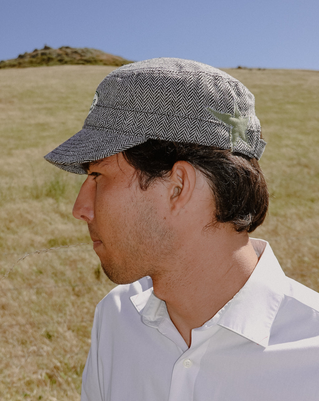 VINTAGE ARMY CAP (STONE)
