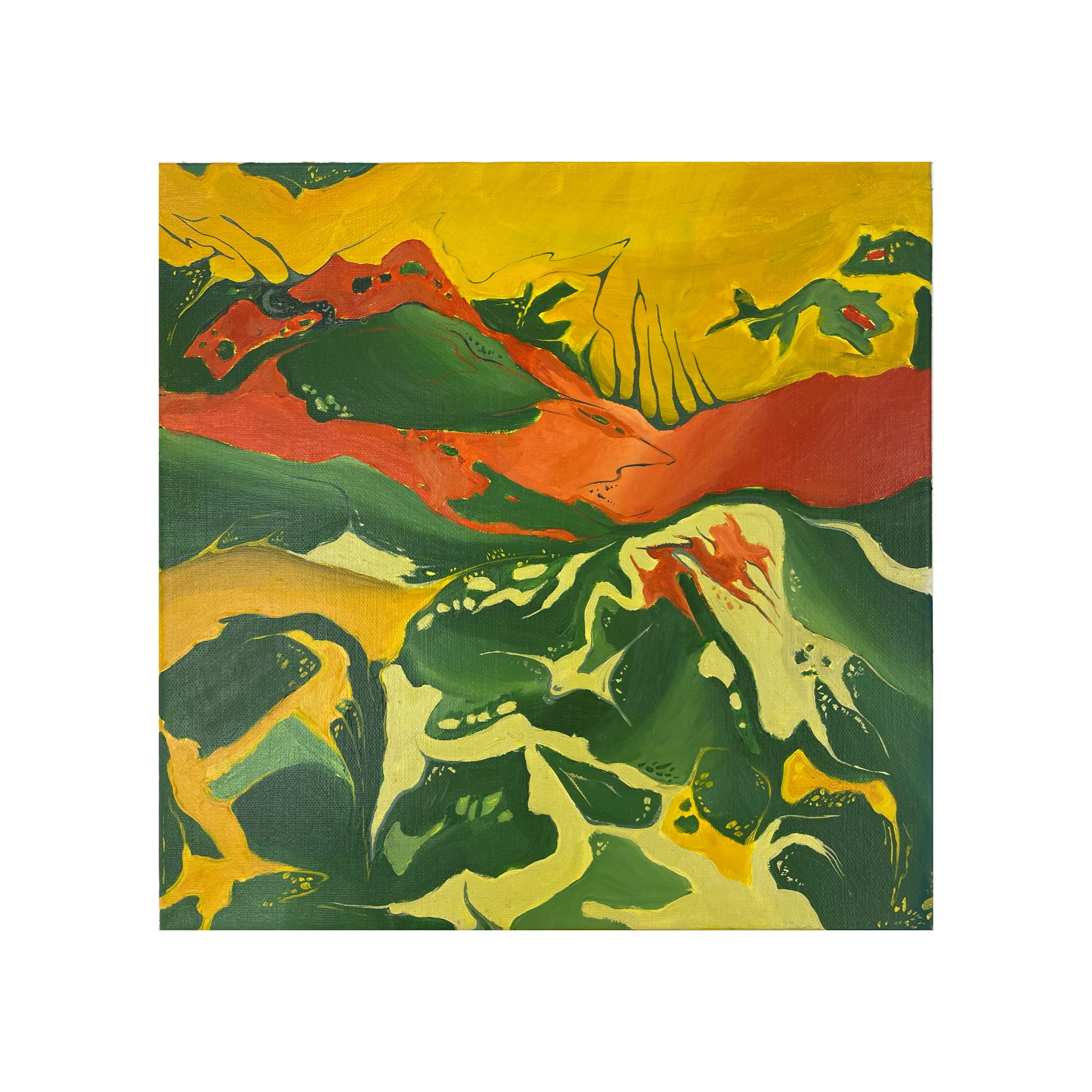 OBRA DE ARTE ORIGINAL DE 14 X 14" N.° 01