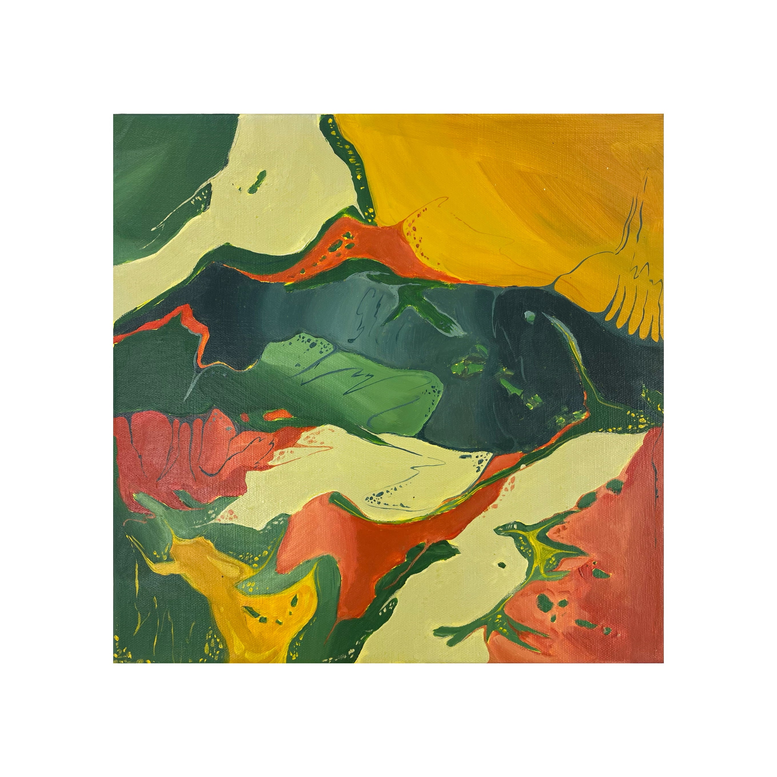 OBRA DE ARTE ORIGINAL DE 14 X 14" N.° 02